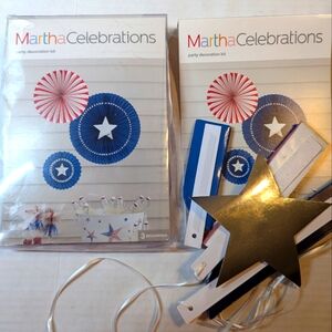 Martha Stewart Celebrations Set Of 2 Party Decoration BNWT